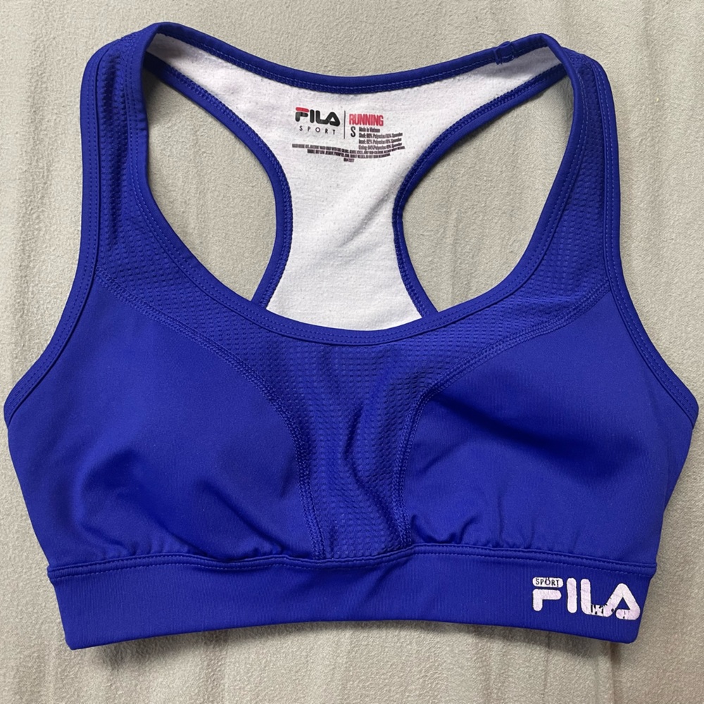 S Fila Purple Sports Bra for Running